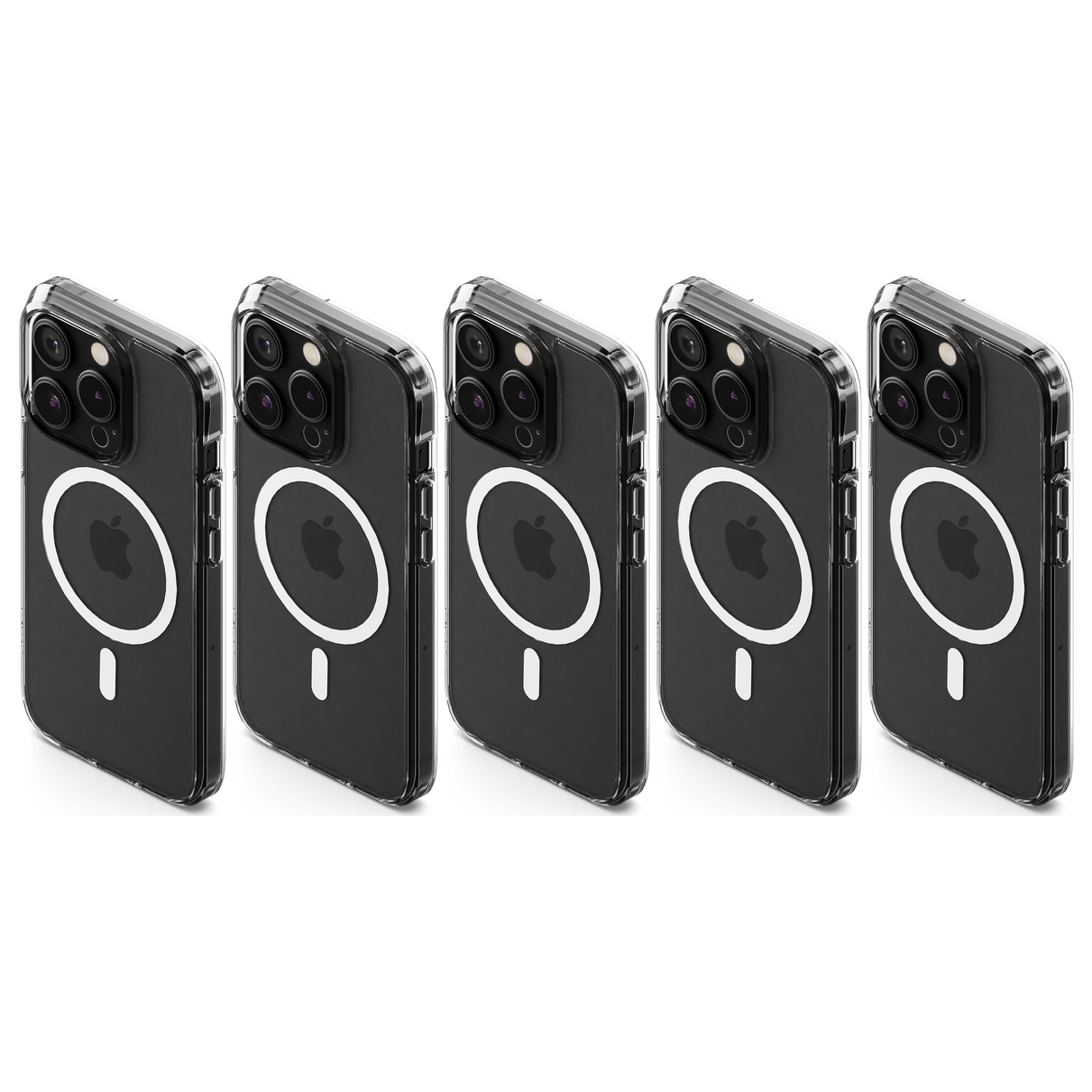 5x Cygnett AeroMag Magnetic MagSafe Case for Apple iPhone 16 Pro Bulk Pack - Clear