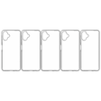 5x Cygnett AeroShield Case for Samsung Galaxy A06 Bulk Pack - Clear (Slim TPU Shock Absorbent)