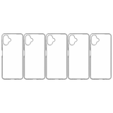 5x Cygnett AeroShield Case for Samsung Galaxy A06 Bulk Pack - Clear (Slim TPU Shock Absorbent)