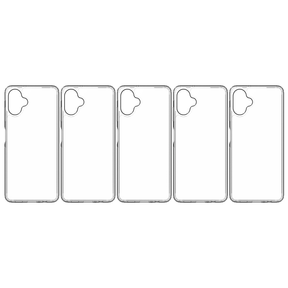 5x Cygnett AeroShield Case for Samsung Galaxy A06 Bulk Pack - Clear (Slim TPU Shock Absorbent)