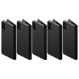 5x Cygnett UrbanWallet Leather Case for Samsung Galaxy A06 4G Bulk Pack - Black (Card Slots Stand)