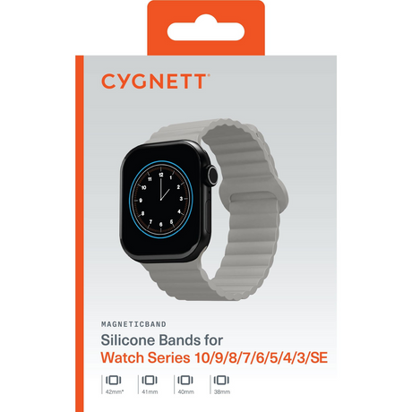 5x Cygnett Magnetic Band for Apple Watch 3/4/5/6/7/8/9/10/SE [38/40/41/42mm] Bulk Pack (Champagne)