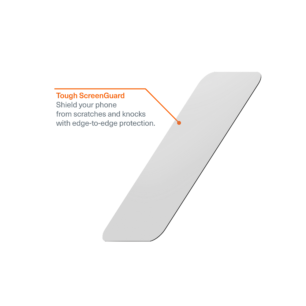 Cygnett Tough ScreenGuard Tempered Glass Screen Protector for Samsung S25+ Mobile Phones