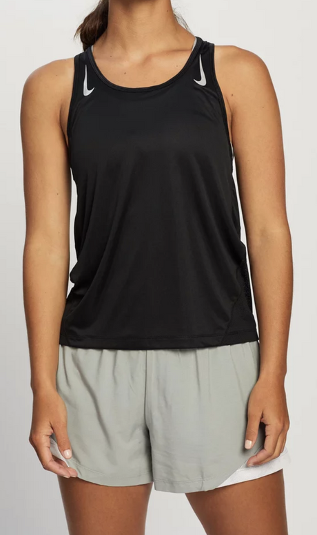 Nike Womens Dri-Fit Running Singlet - Black