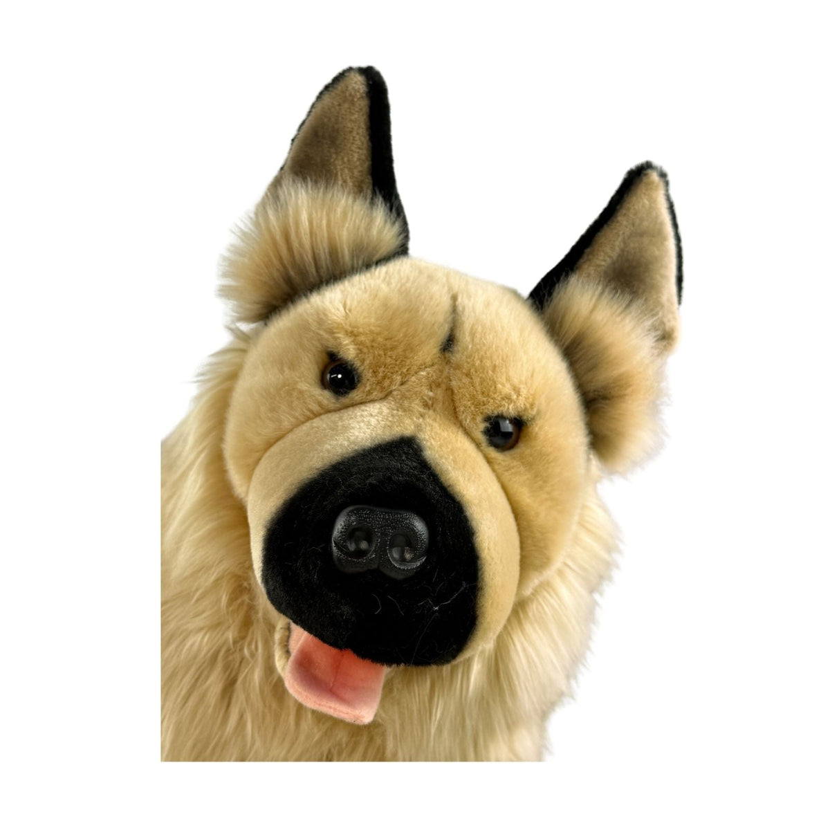 Bocchetta Caesar 64cm Lying German Shepherd Plush Toy (Realistic Stuffed Animal Dog Gift)
