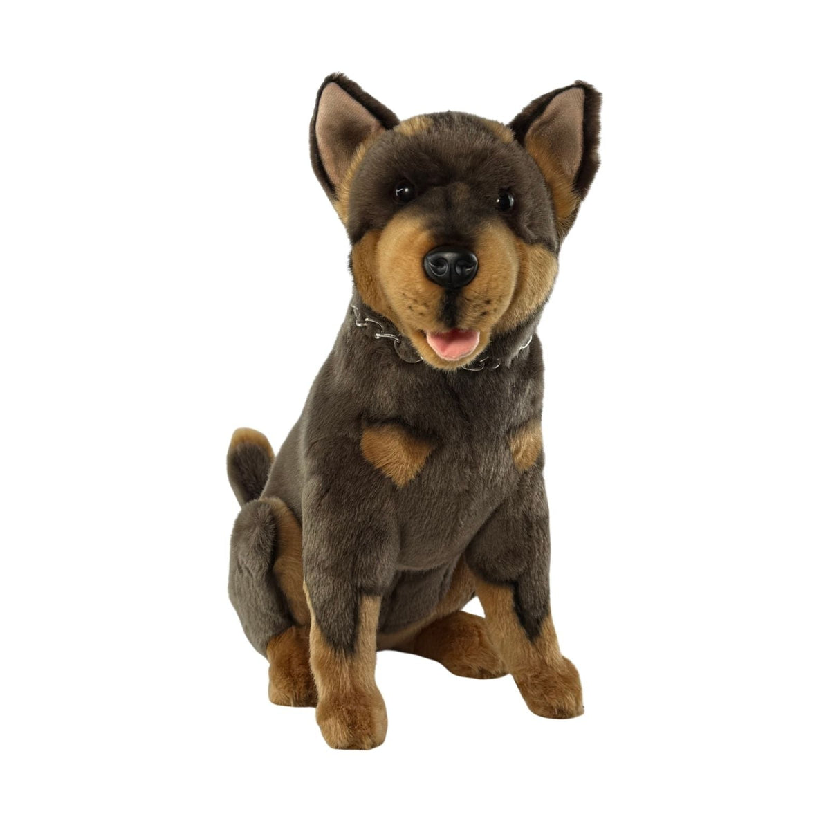 Bocchetta Cannon 38cm Sitting Kelpie Plush Toy (Australian Stuffed Animal Dog Gift)