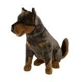 Bocchetta Cannon 38cm Sitting Kelpie Plush Toy (Australian Stuffed Animal Dog Gift)