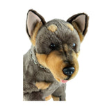Bocchetta Cannon 38cm Sitting Kelpie Plush Toy (Australian Stuffed Animal Dog Gift)