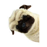 Bocchetta Carlotta 28cm Sitting Pug Plush Toy (Realistic Stuffed Animal Dog Gift)