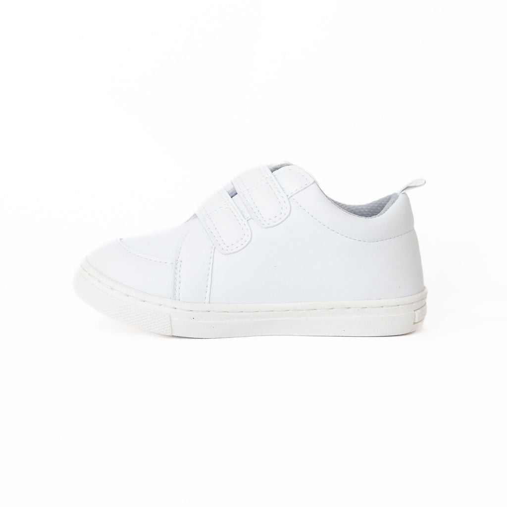Billycart Casper Kids Wide-Fit Sneakers - White (Toddler Shoes)