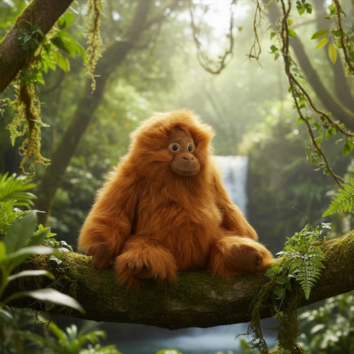 Bocchetta Cha Cha 35cm Orangutan Plush Toy (Realistic Stuffed Animal Wildlife Gift)