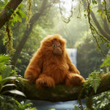 Bocchetta Cha Cha 35cm Orangutan Plush Toy (Realistic Stuffed Animal Wildlife Gift)