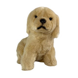 Bocchetta Chanel 26cm Sitting Golden Retriever Plush Toy (Realistic Stuffed Animal Dog Gift)