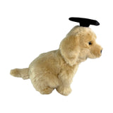 Bocchetta Chanel 28cm Sitting Graduation Golden Retriever Plush Toy (Stuffed Animal Dog Grad Gift)