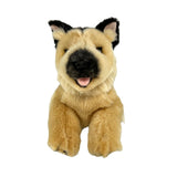 Bocchetta Chief 28cm Floppy German Shepherd Plush Toy (Realistic Stuffed Animal Dog Gift)