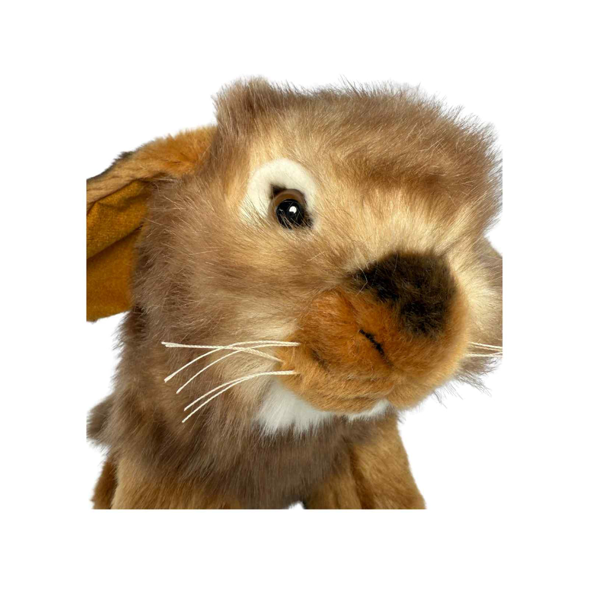Bocchetta Cinnamon 25cm Sitting Lop Eared Rabbit Plush Toy (Realistic Stuffed Animal Easter Gift)
