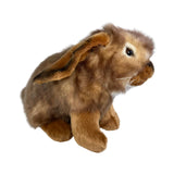 Bocchetta Cinnamon 25cm Sitting Lop Eared Rabbit Plush Toy (Realistic Stuffed Animal Easter Gift)