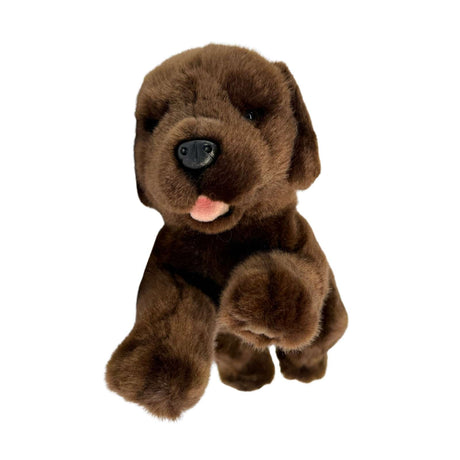 Bocchetta Coco 28cm Floppy Labrador Puppy Plush Toy - Brown (Realistic Stuffed Animal Dog Gift)
