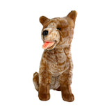 Bocchetta Copper 41cm Sitting Red Heeler Cattle Dog Plush Toy (Australian Stuffed Animal Gift)