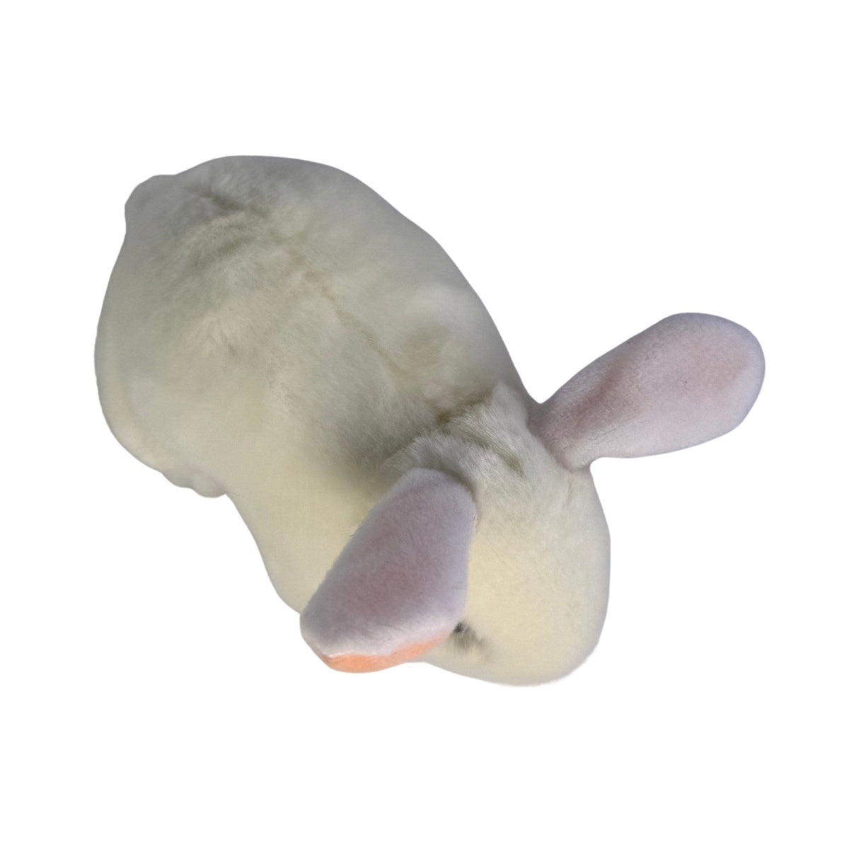 Bocchetta Cotton 25cm Standing Bunny Rabbit Plush Toy - White (Realistic Stuffed Animal Easter Gift)