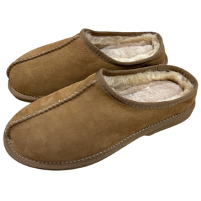 Australian Sheepskin Merino Wool Slippers - Chestnut (Scuffs/Clogs)