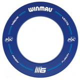 Winmau PDS Set Blade 6 Dart Board + Blue Dartboard Surround + Darts + Oche line