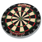 Winmau Diamond Plus Dartboard 450mm Pro Bristle Board WDF Spec Staple-Free