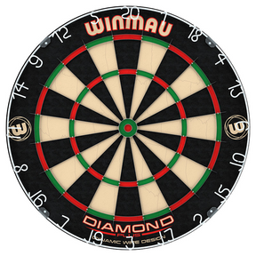 Winmau Diamond Plus Dartboard 450mm Pro Bristle Board WDF Spec Staple-Free