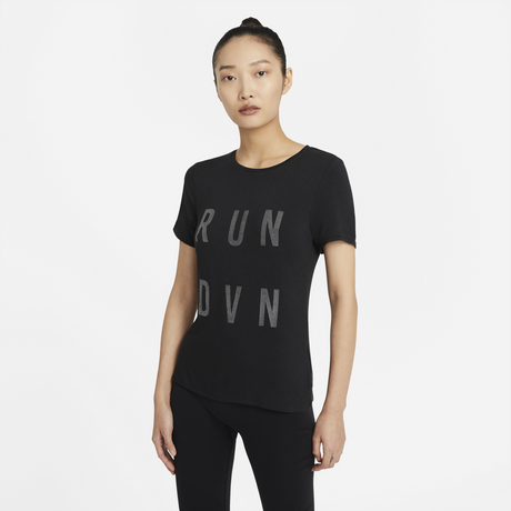 Nike Run Division City Sleek Womens Short Sleeve Top - Black