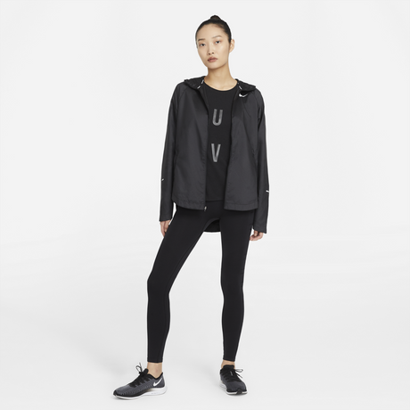 Nike Run Division City Sleek Womens Short Sleeve Top - Black