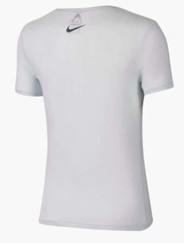 Nike Womens Dri-FIT Run Division City Sleek Short Sleeve Top - White
