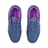 Sfida Defend Girls Netball Shoes - Steel/Purple (Kids Court Trainers)