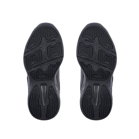 Sfida Defy Senior Leather V Strap Sneakers - Black (Cross Trainer Shoes)