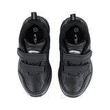 Sfida Defy Senior Leather V Strap Sneakers - Black (Cross Trainer Shoes)