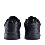 Sfida Defy Senior Leather Lace Up Sneakers - Black (Cross Trainer Shoes)