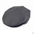 Dents Mens Halley Stevenson Waxed Cotton Flat Cap (Lined Ivy Driving Cabbie 1-2109) - Navy