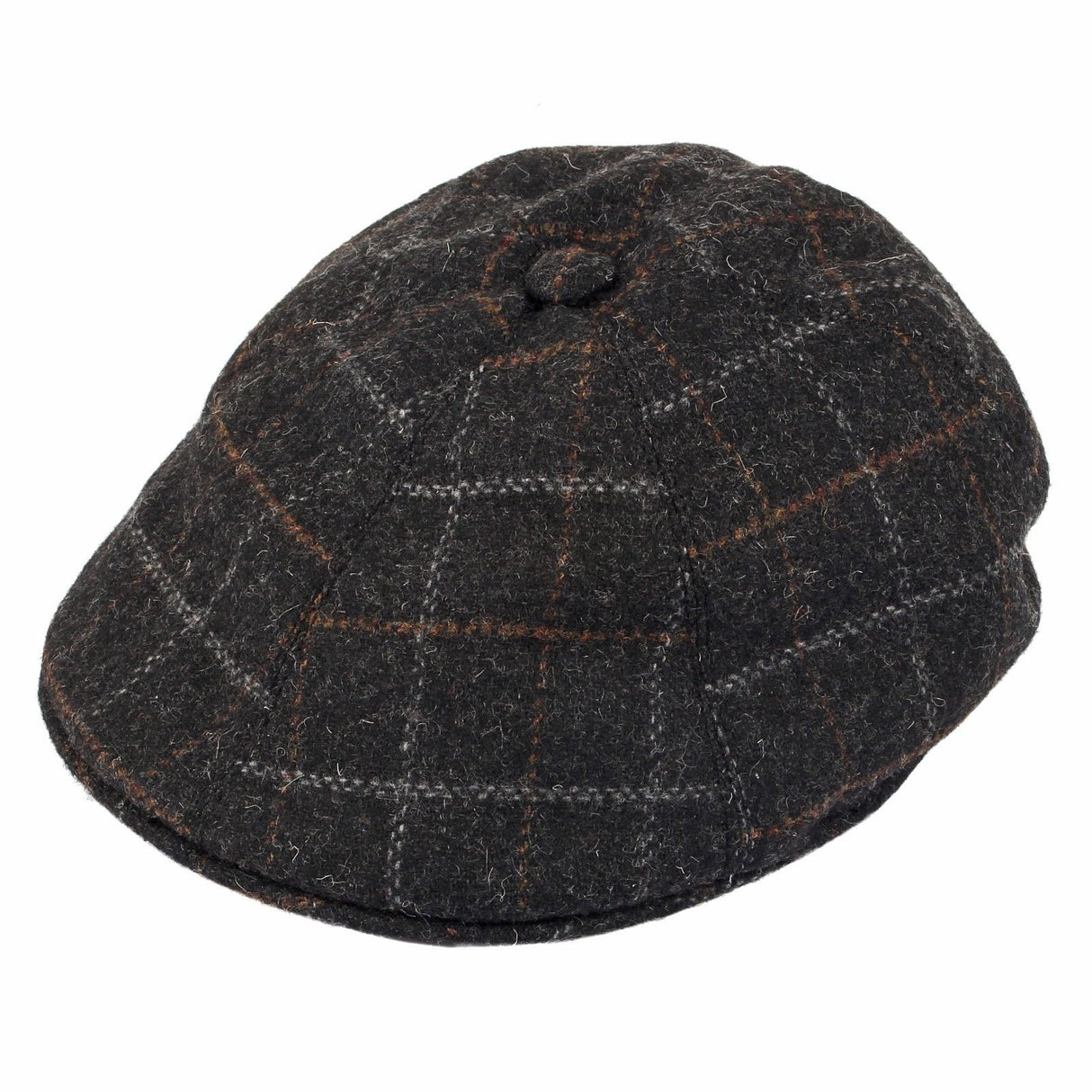 Dents Window Pane Check Driver Cap Driving Cabbie Quilted Satin 1-3037