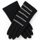 Dents Womens Wool Blend Knit Gloves - Black (One Size)