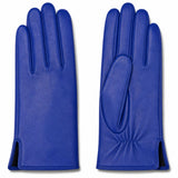 Dents Womens Classic Leather Gloves - Cobalt Blue (Warm Soft Smooth Grain)
