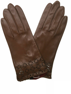 Dents Premium Womens Unlined Genuine Leather Gloves (77-0006) - Light Brown
