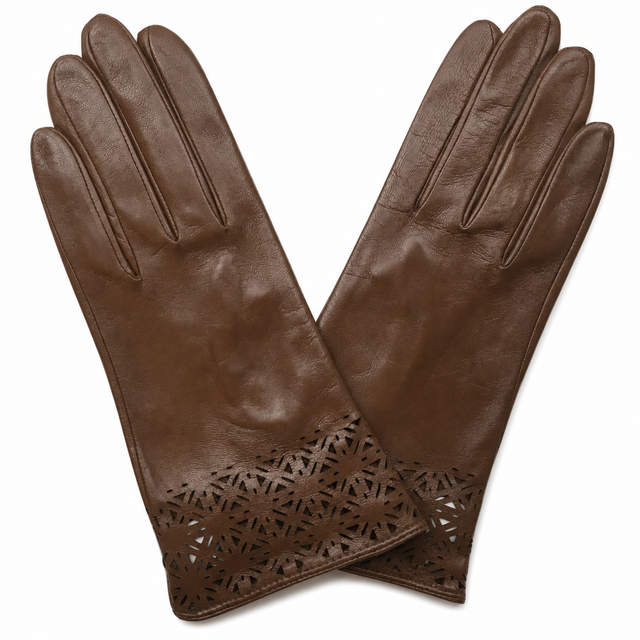 Dents Premium Womens Unlined Genuine Leather Gloves - Light Brown (77-0006)
