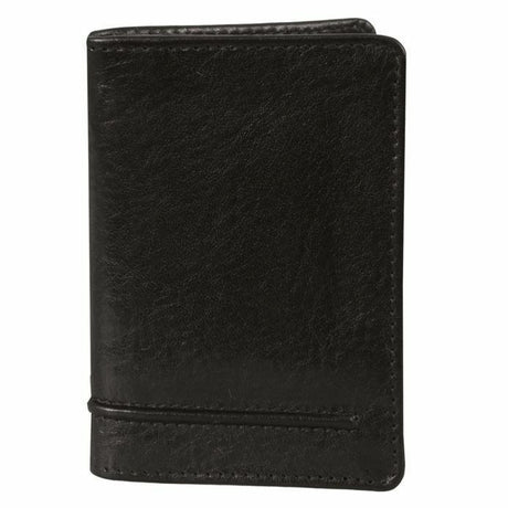 DENTS WALLET Genuine Italian LEATHER Mens Credit Card Holder Bifold GIFT BOX