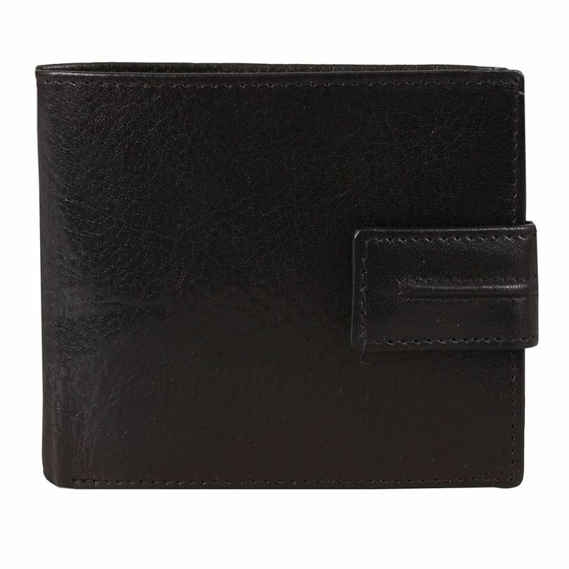 DENTS WALLET Genuine Italian LEATHER Mens Credit Card Holder Bifold GIFT BOX