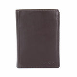 DENTS WALLET Genuine Italian LEATHER Mens Credit Card Holder Bifold GIFT BOX