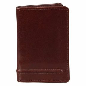 DENTS Tall Bill Fold Wallet - Mens Leather Credit Card Holder - Mocca