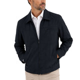 Daniel Hechter Sam Mens Full Zip Lined Blazer Jacket - Black (Warm Winter Casual Coat)