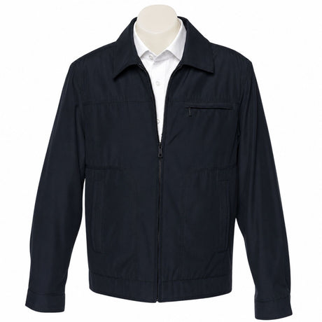 Daniel Hechter Sam Mens Full Zip Lined Blazer Jacket - Black (Warm Winter Casual Coat)