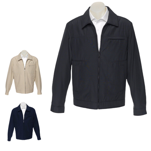Daniel Hechter Mens Sam Jacket Coat Full Zip Lined Blazer Warm Winter Casual - Beige