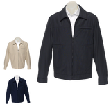 Daniel Hechter Mens Sam Jacket Coat Full Zip Lined Blazer Warm Winter Casual - Beige