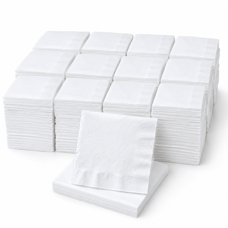 24-Pack Dinner Napkins 2-Ply - 1200 Sheets Bulk (Party Serviettes)